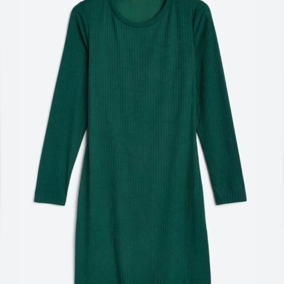 Heatherly Adika Knit Back Detail Midi Dress Stitch‎ Fix Dark Green XXL NWT - Picture 2 of 6